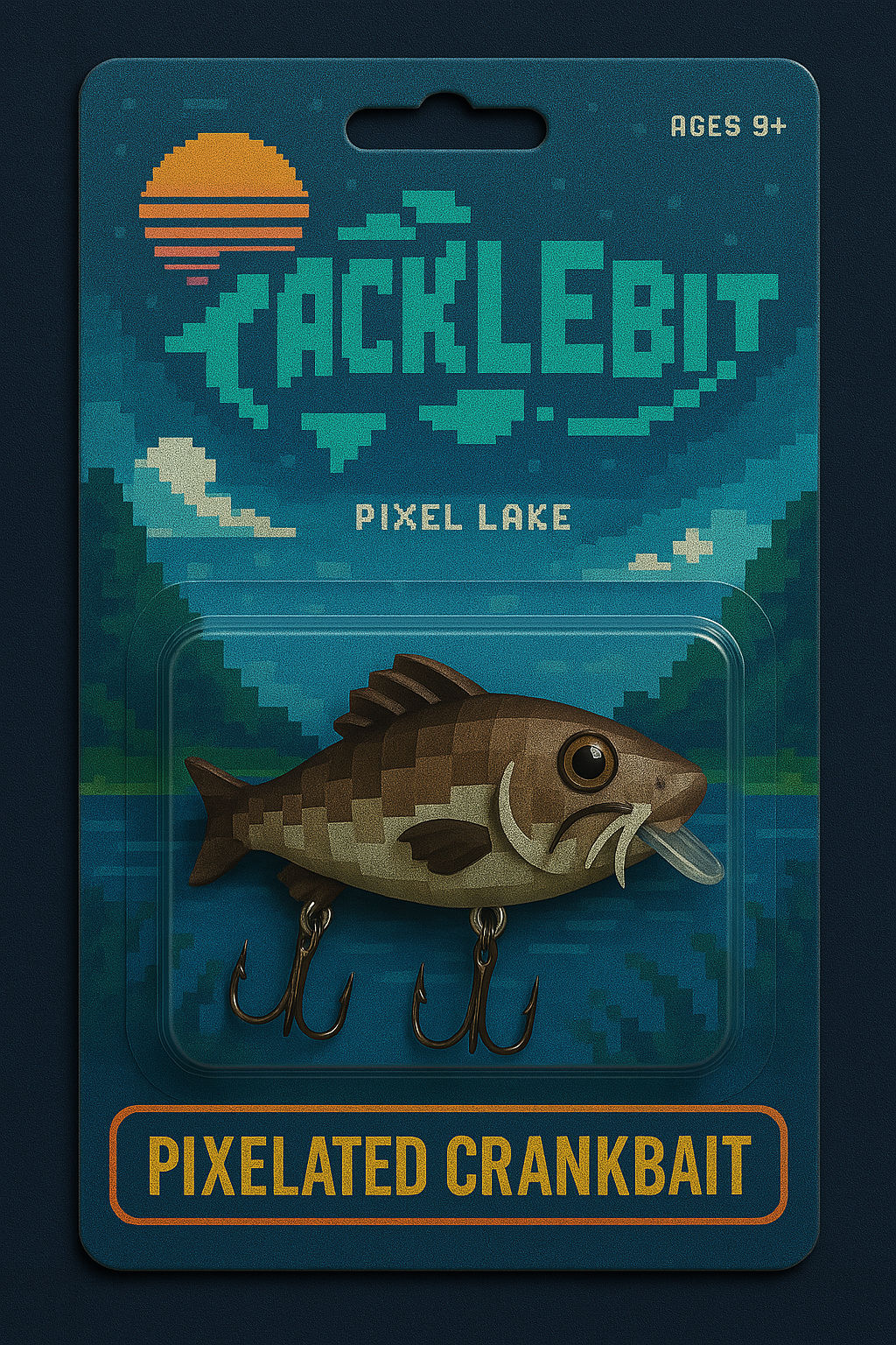 Pixelated Crankbait Whiskgore